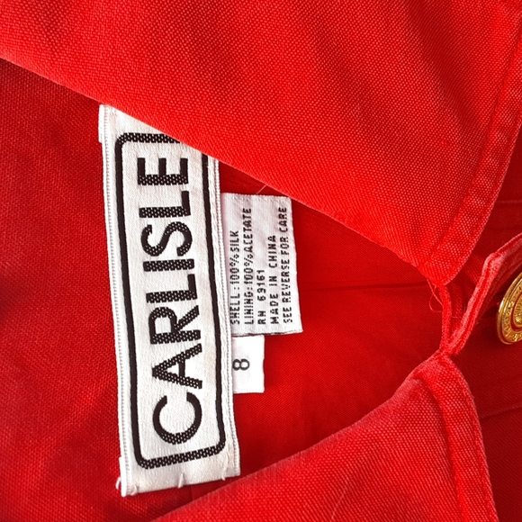 Red Silk Jacket - Picture 4 of 9